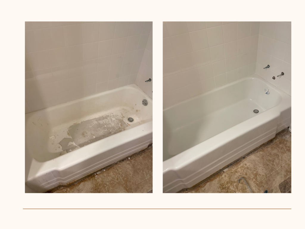 Heavy Stain Removal & Refinish