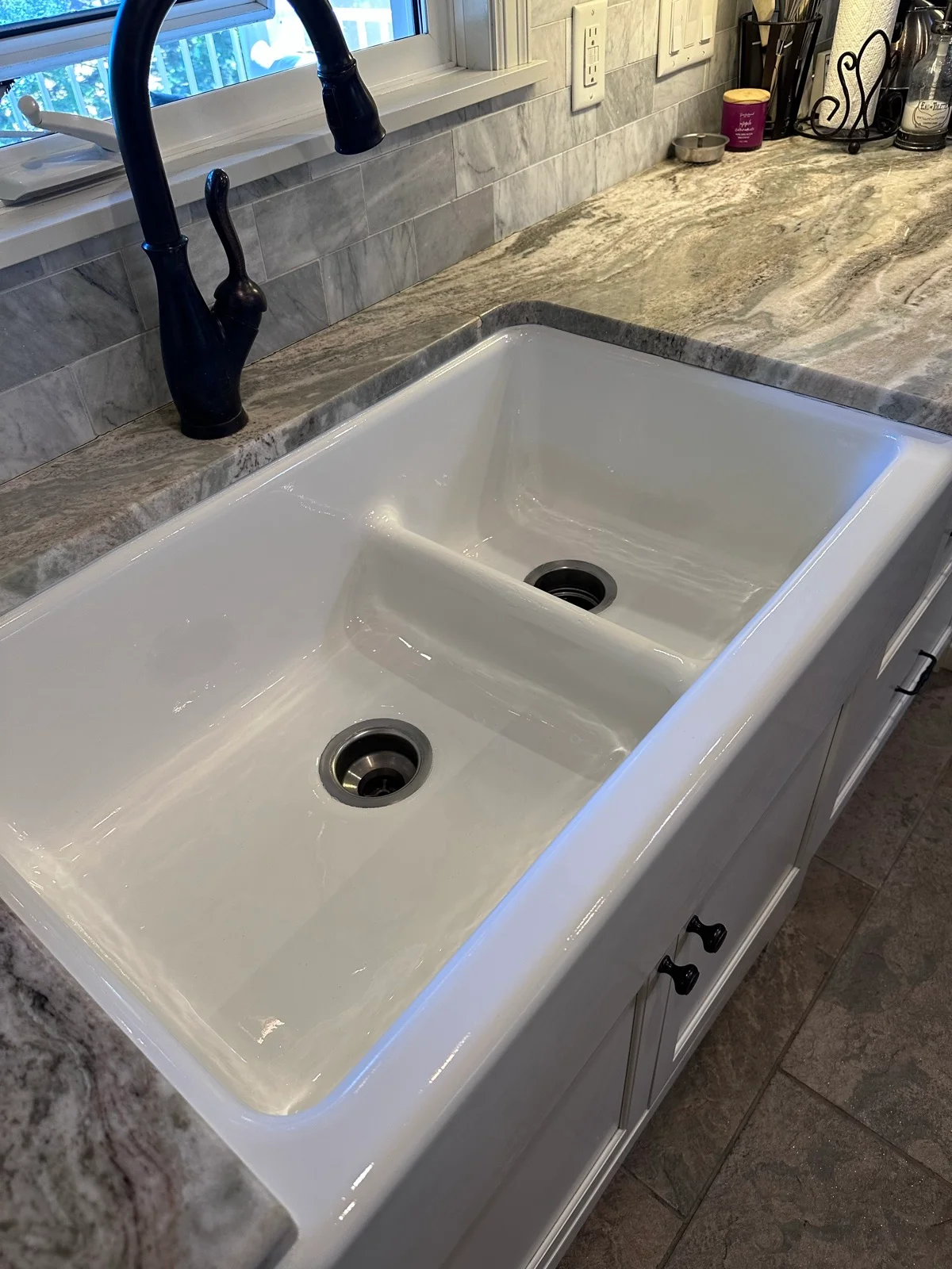 Sink refinishing by Tub Revive