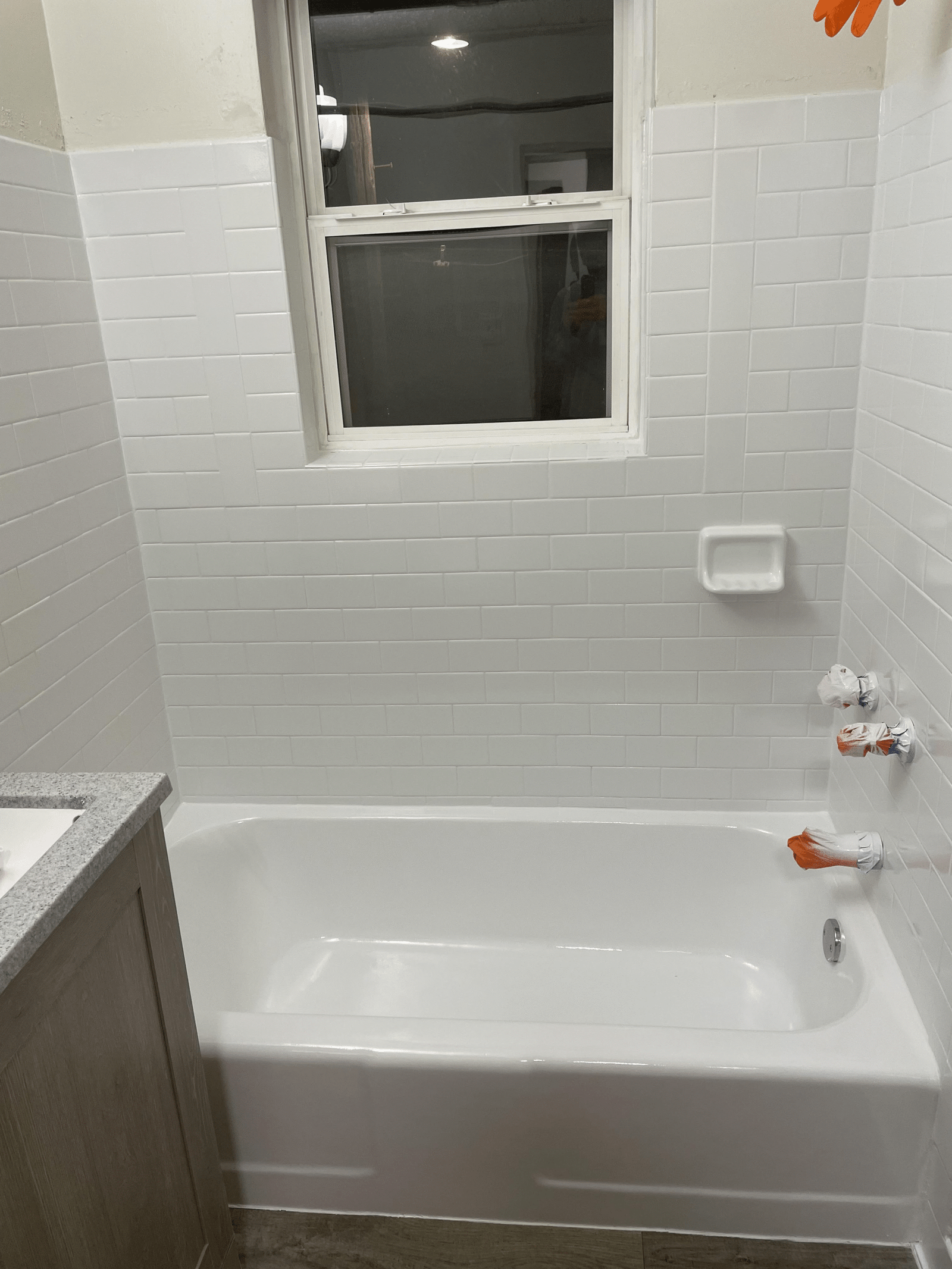 Bathroom refinishing service with tub reglazing in Bloomington MN